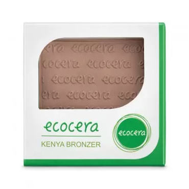 Ecocera -  Ecocera Matowy puder brązujący prasowany bronzer - Kenya, 10 g 